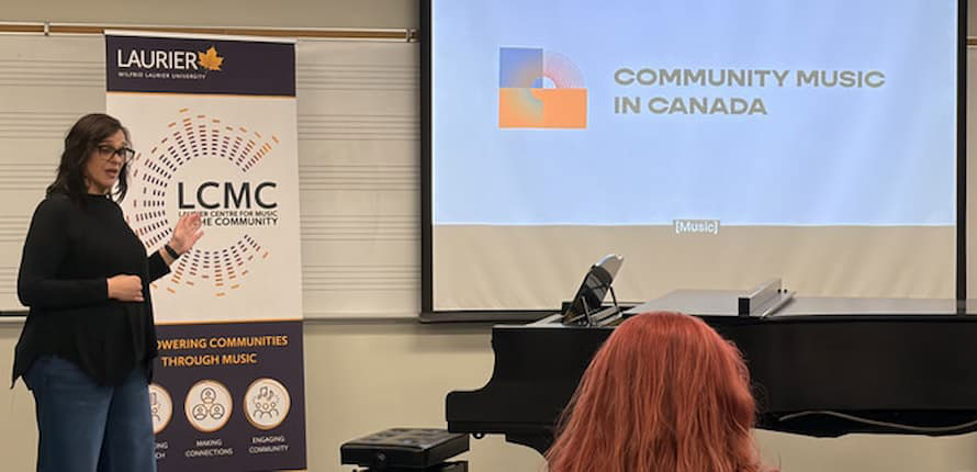 Dr. Yerichuk presenting at a conference