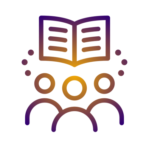 Knowledge sharing icon